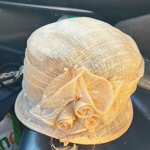 Elegant Gold Women's Hat